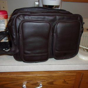 Leather Camera Bag. Diamond